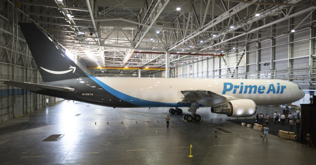 Take a look at Amazon One, the retail giant's first branded cargo plane