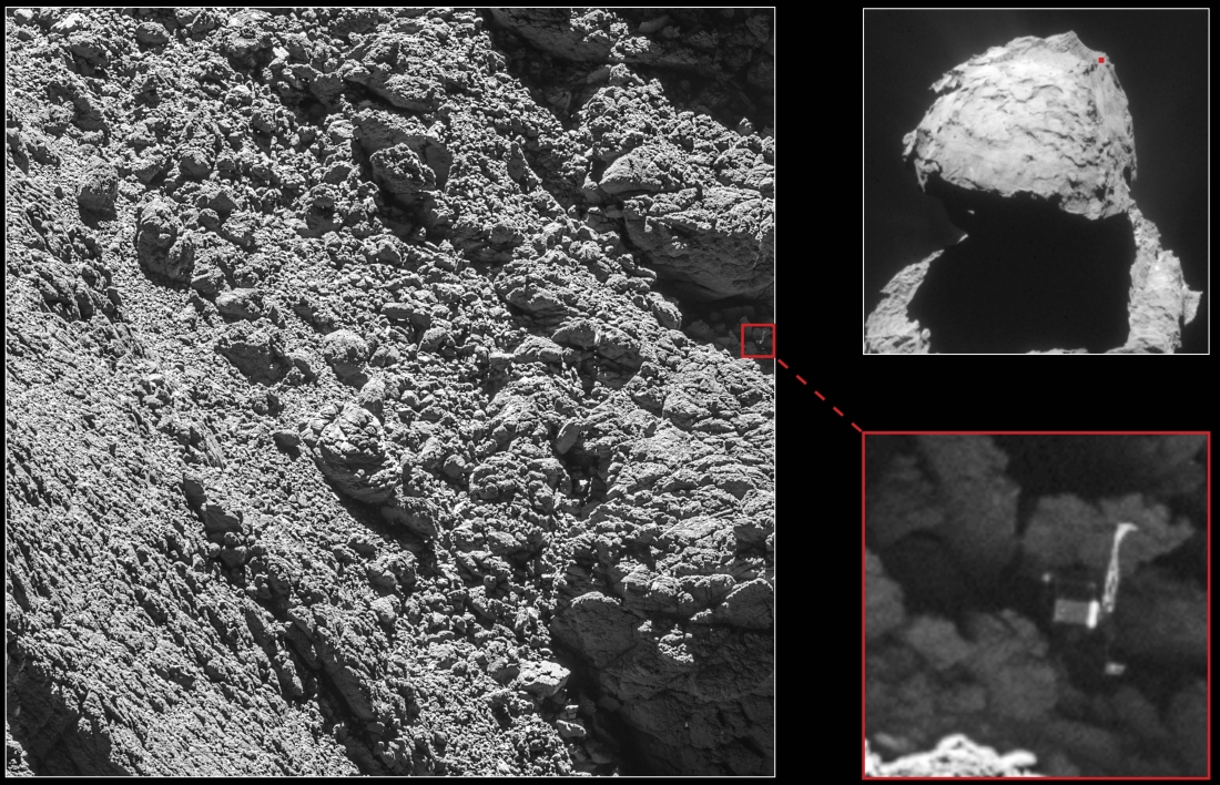 Missing Philae comet lander found less than a month before mission's end