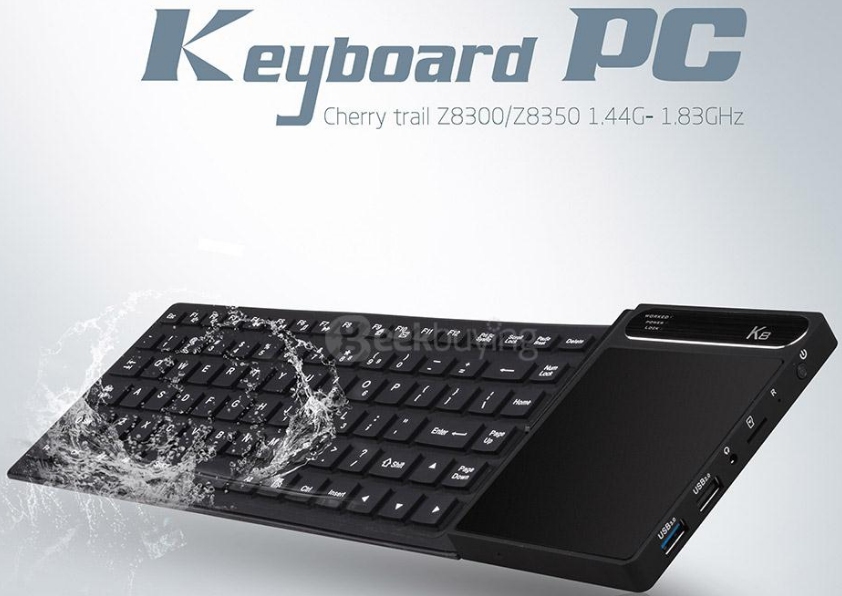 This flexible keyboard is hiding an entire Windows PC