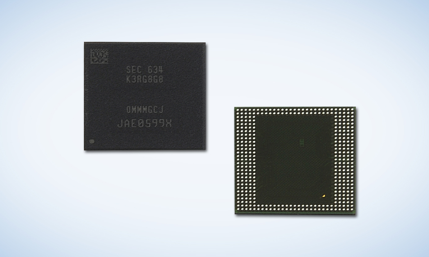 Samsung announces industry's first 8GB LPDDR4 memory package