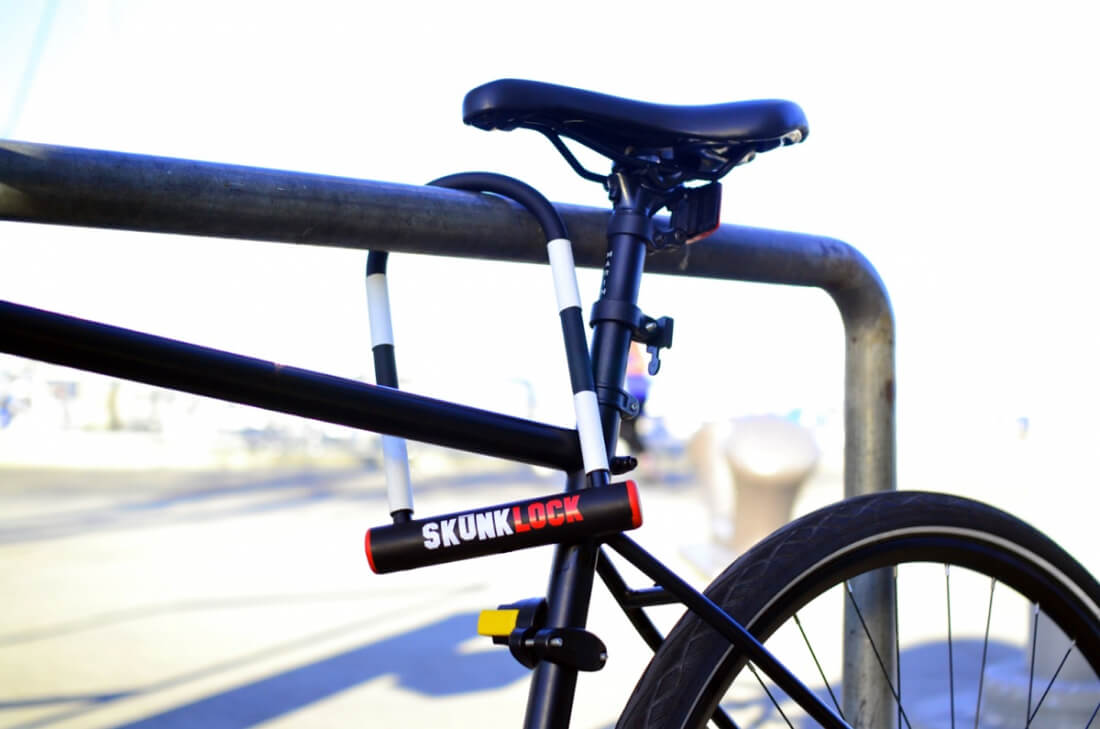 This new bike lock can stop thieves by making them vomit