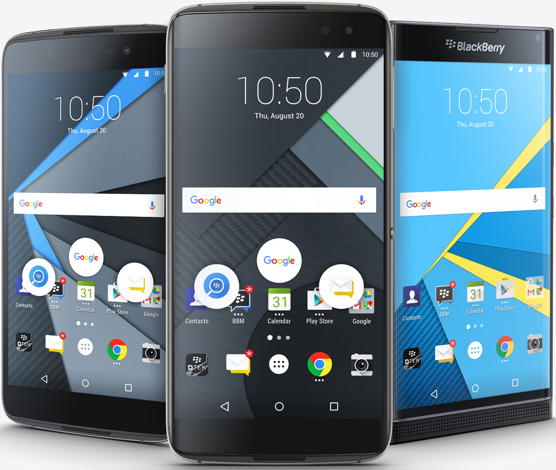 BlackBerry's latest Android-powered smartphone is the DTEK60