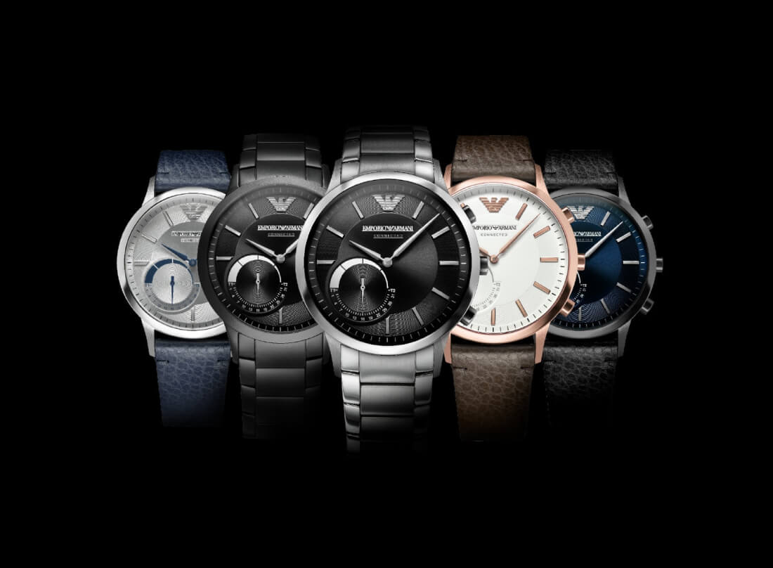 Emporio Armani enters the wearables market with its new hybrid smartwatch