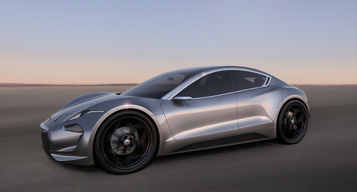 Fisker EMotion electric sedan promises 400-mile range, top speed of 161 mph