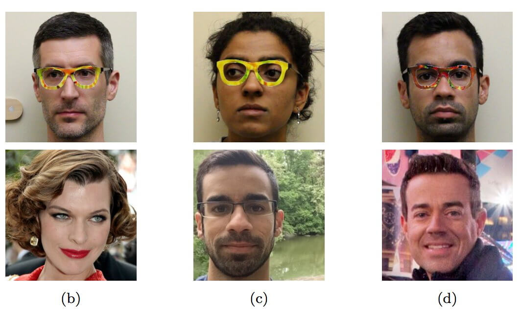 Researchers find way of fooling facial recognition technology using printed glasses