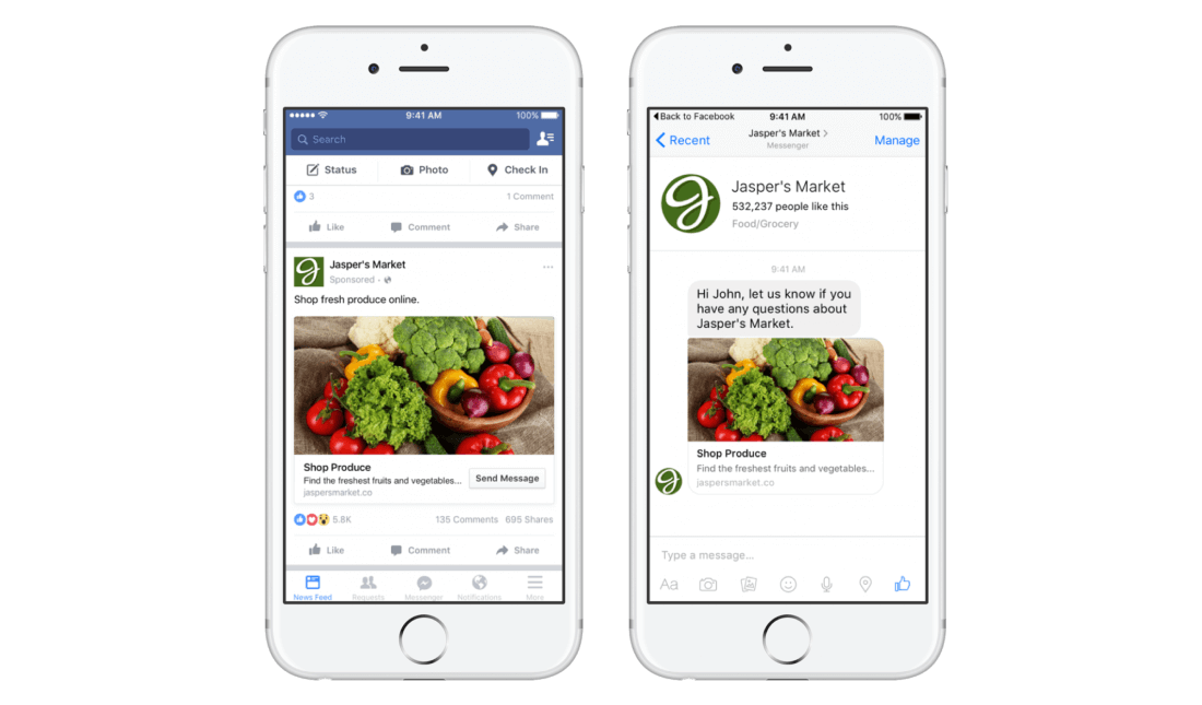 Messenger update lets companies send sponsored messages, use ad bots in Facebook news feed | TechSpot