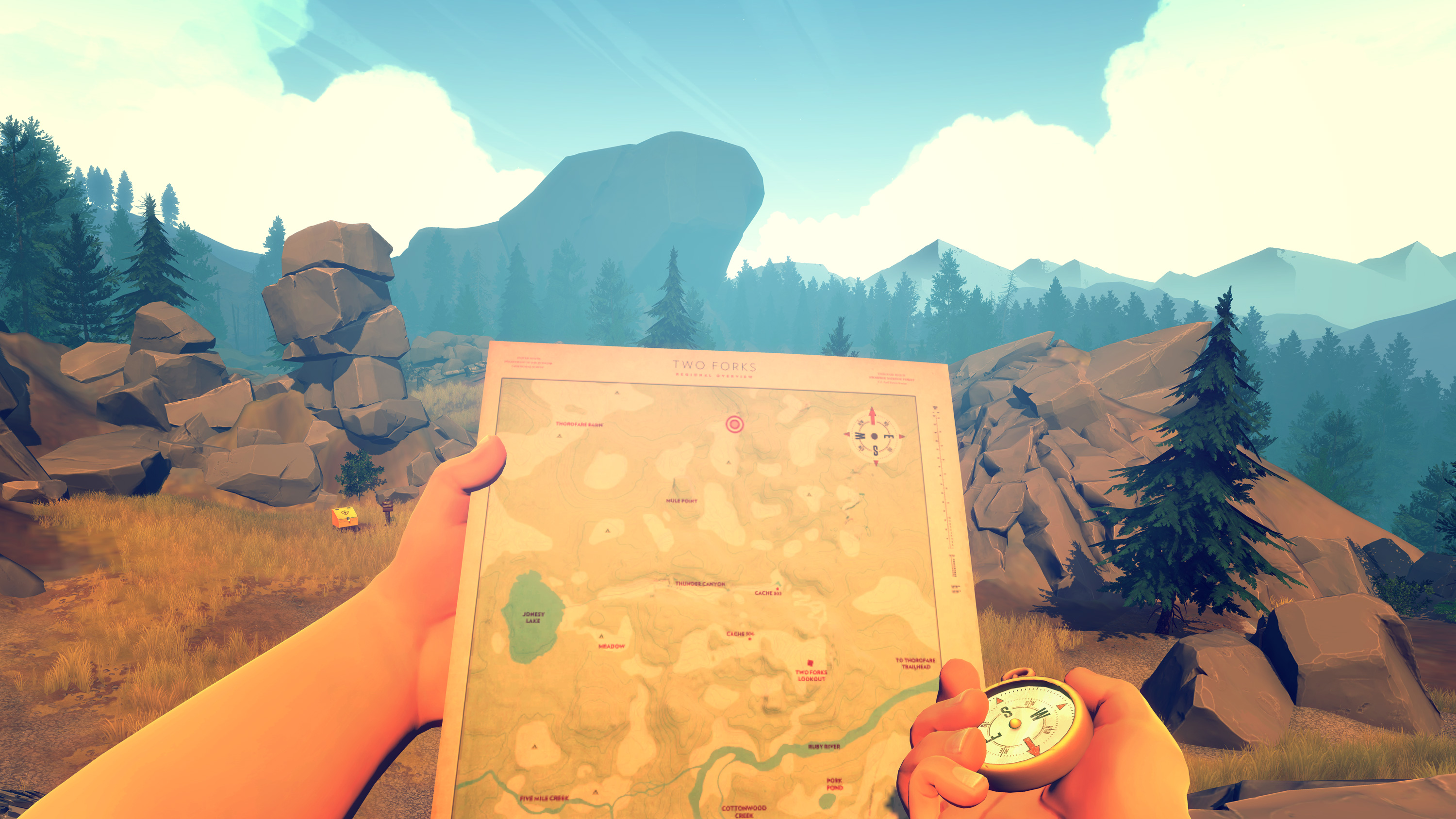 'Firewatch' patch adds free-roam mode, PlayStation 4 Pro support
