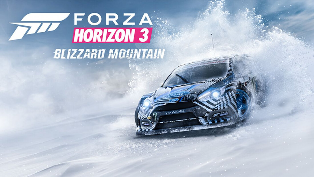 Forza Horizon 3's upcoming Blizzard Mountain expansion brings snow and ice to the driving game