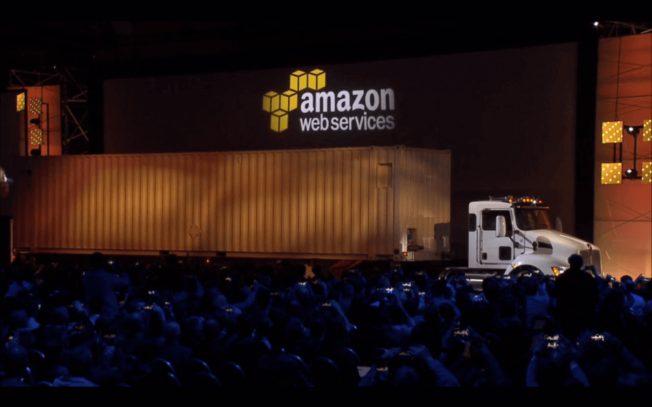Amazon's Snowmobile truck can haul 100 petabytes of customer data to the cloud