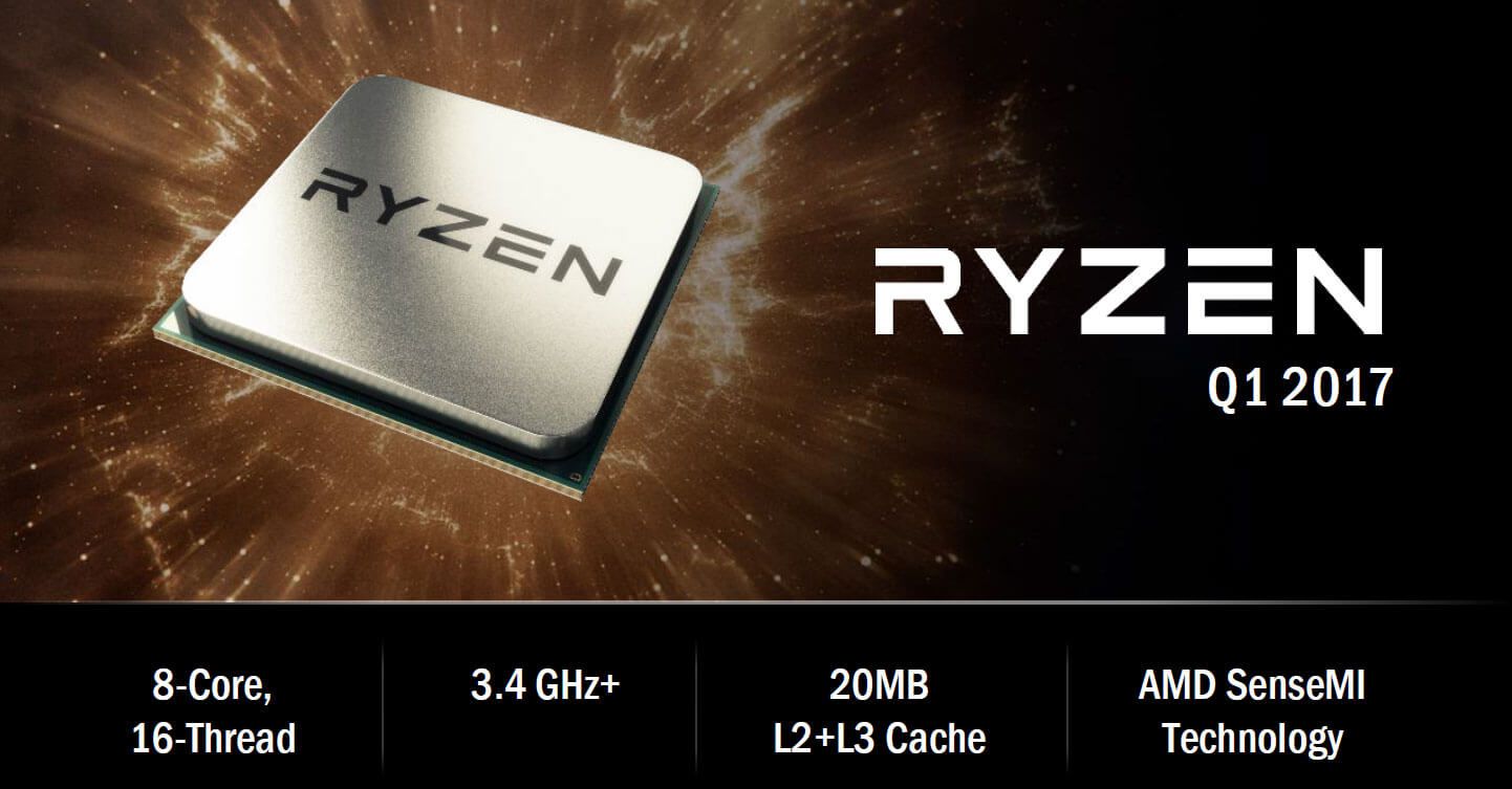 AMD unveils Ryzen, the official name for their next-gen CPU