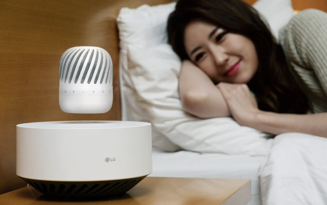 LG unveils the levitating speaker system it will showcase at CES