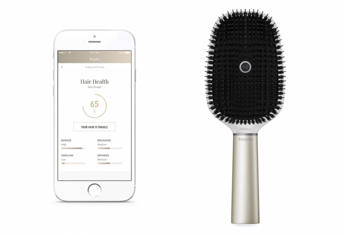 This $200 smart hairbrush from L'Oreal and Withings has won a CES innovation award