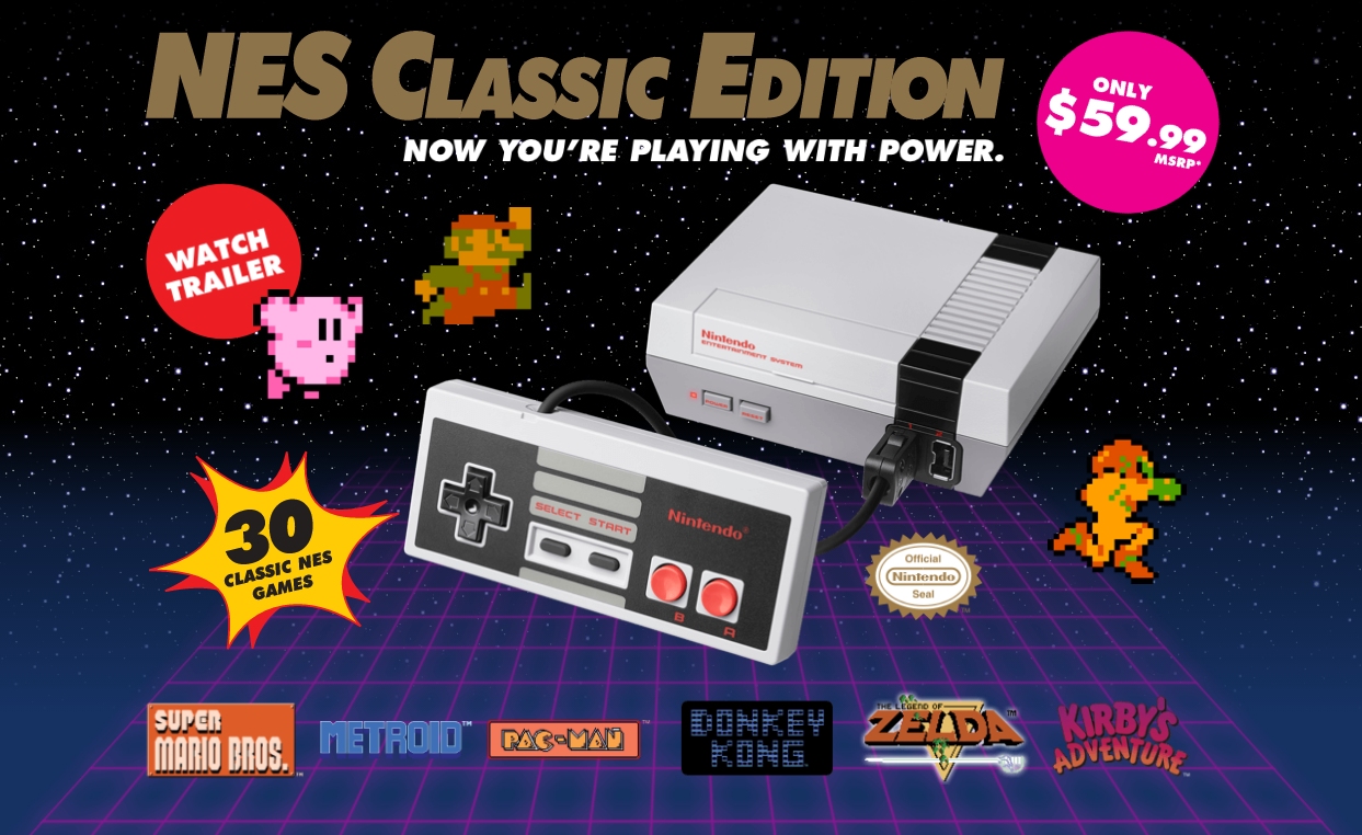 Nintendo has sold 1.5 million NES Classic consoles
