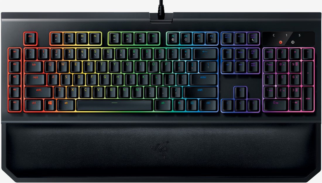 Razer BlackWidow Chroma V2 keyboard adds magnetic wrist rest, new