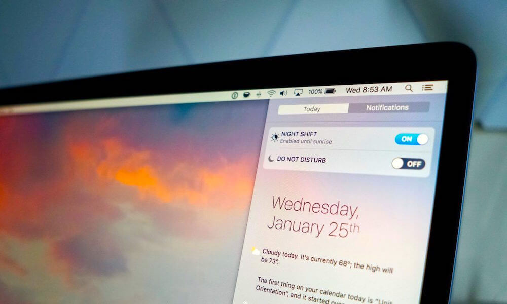 Apple debuts Night Shift on macOS and a new file system in iOS