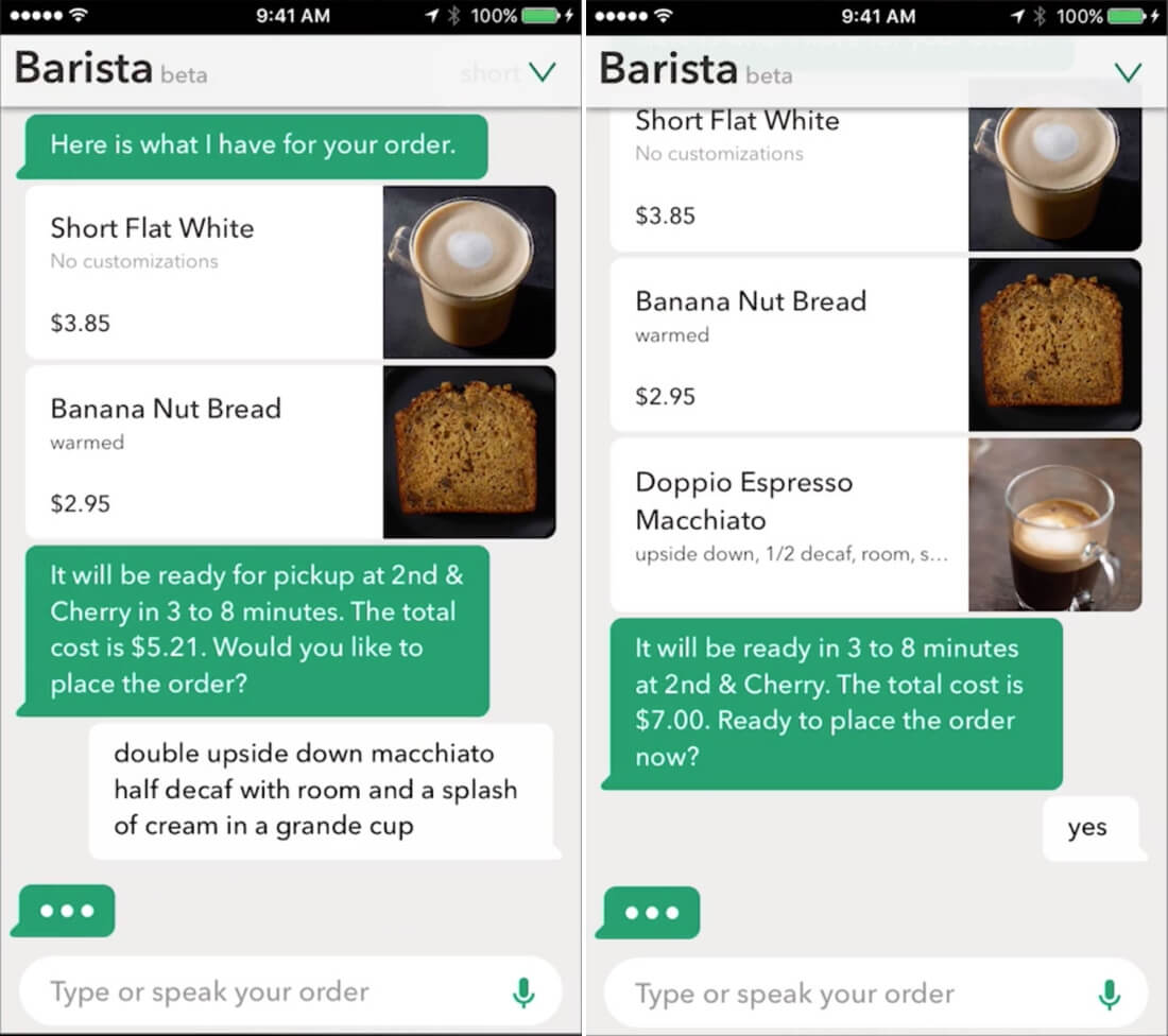 Starbucks rolls out voice ordering beta on iOS, quick re-order on Alexa devices