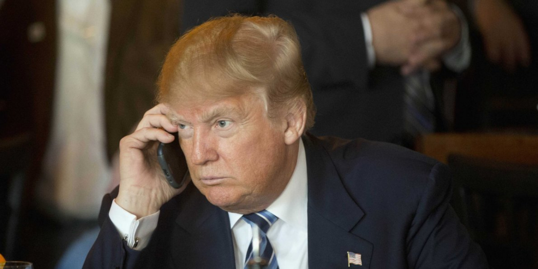 Senators write official letter asking if Trump is using his secure smartphone