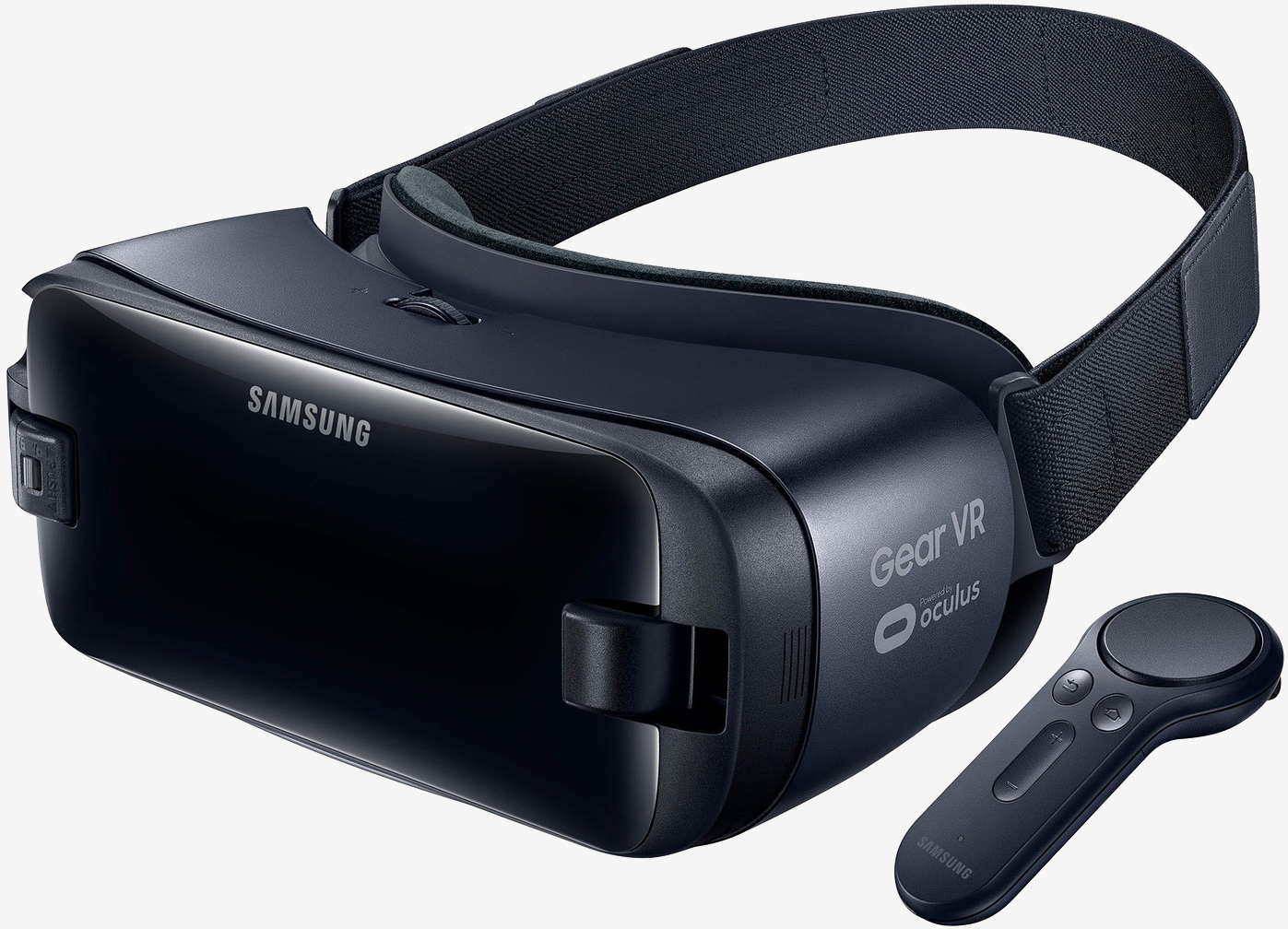 Samsung's latest Gear VR headset includes a wireless motion controller