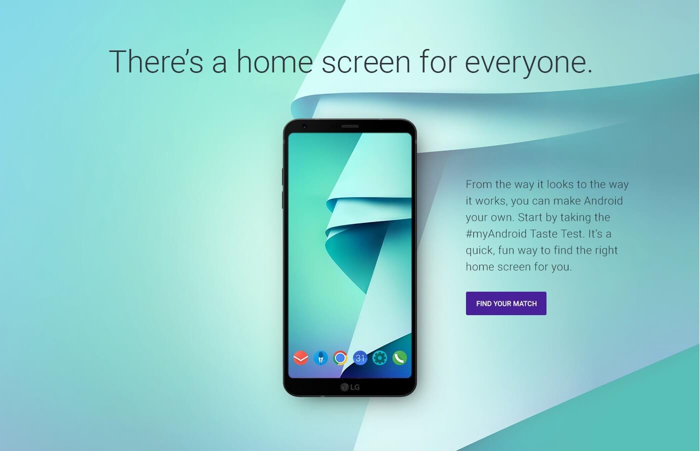 Google's new Android taste test website helps find a home screen tailored just for you