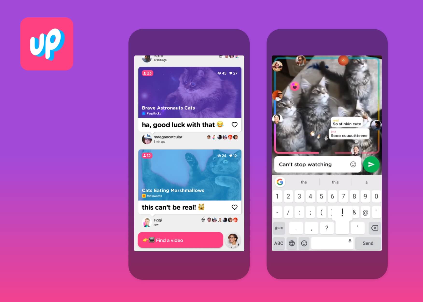 Uptime, a new app from Google incubator Area 120, makes watching videos more social