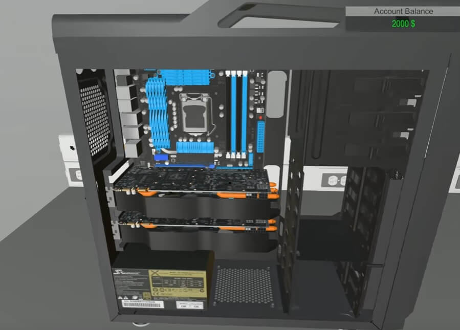 Someone has created a PC Building Simulator game