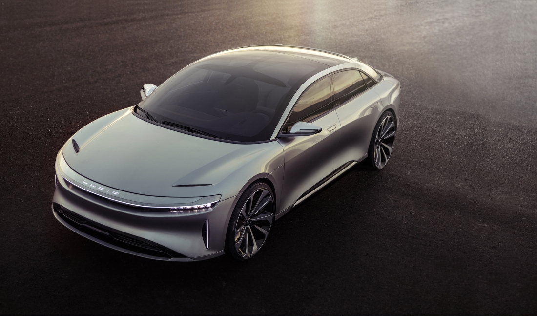 Lucid's first electric vehicle will start at $60,000