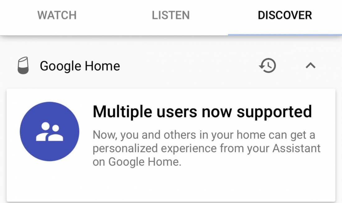 Google Home could soon support multiple accounts