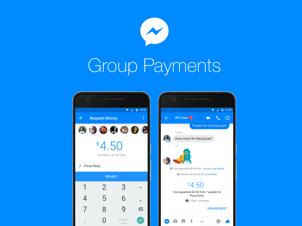 Facebook adds group payments to Messenger