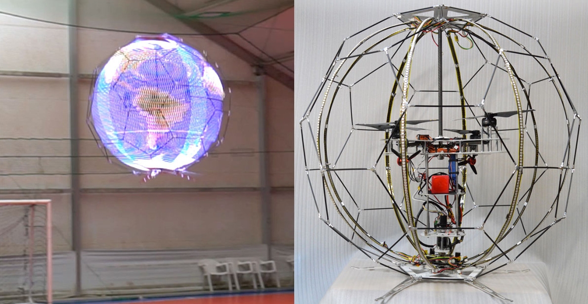 NTT Docomo announces world's first spherical, lighted drone
