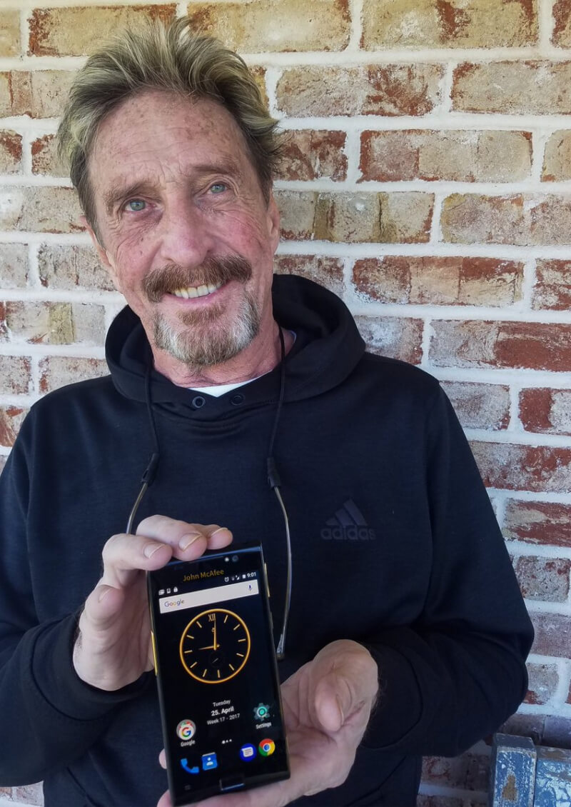 John McAfee unveils his new truly private smartphone