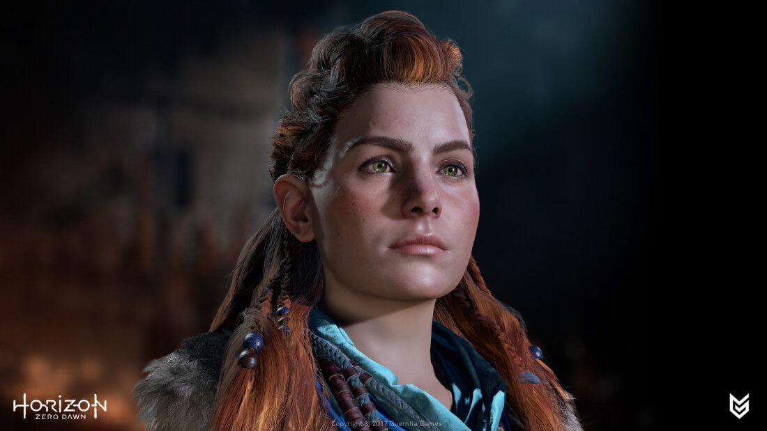 See the amazing hair of Horizon Zero Dawn