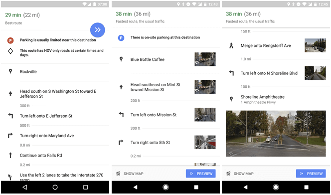 Google Maps on Android now uses Street View images to help you with confusing intersections