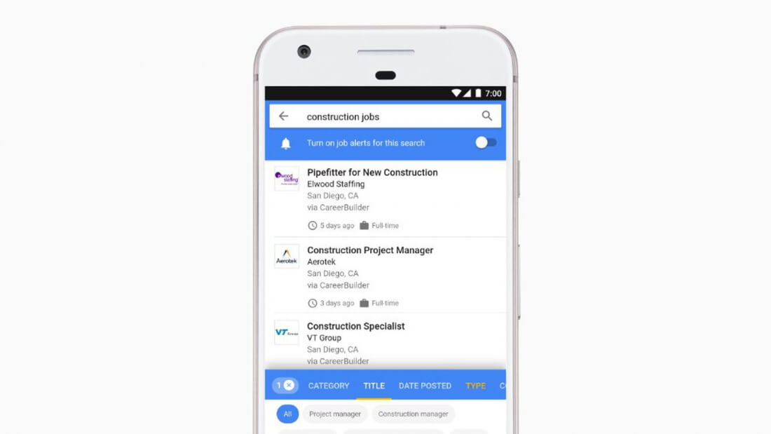 Google's new search product uses machine learning and AI to help find your perfect job