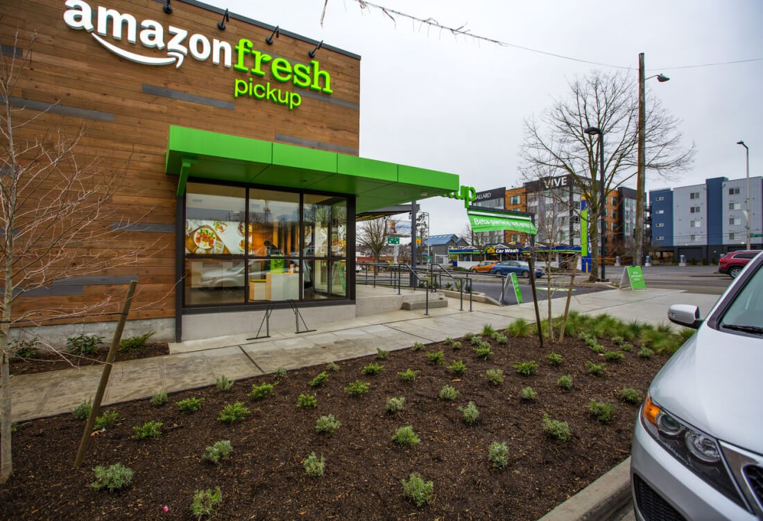 amazon, amazonfresh, grocery pickup