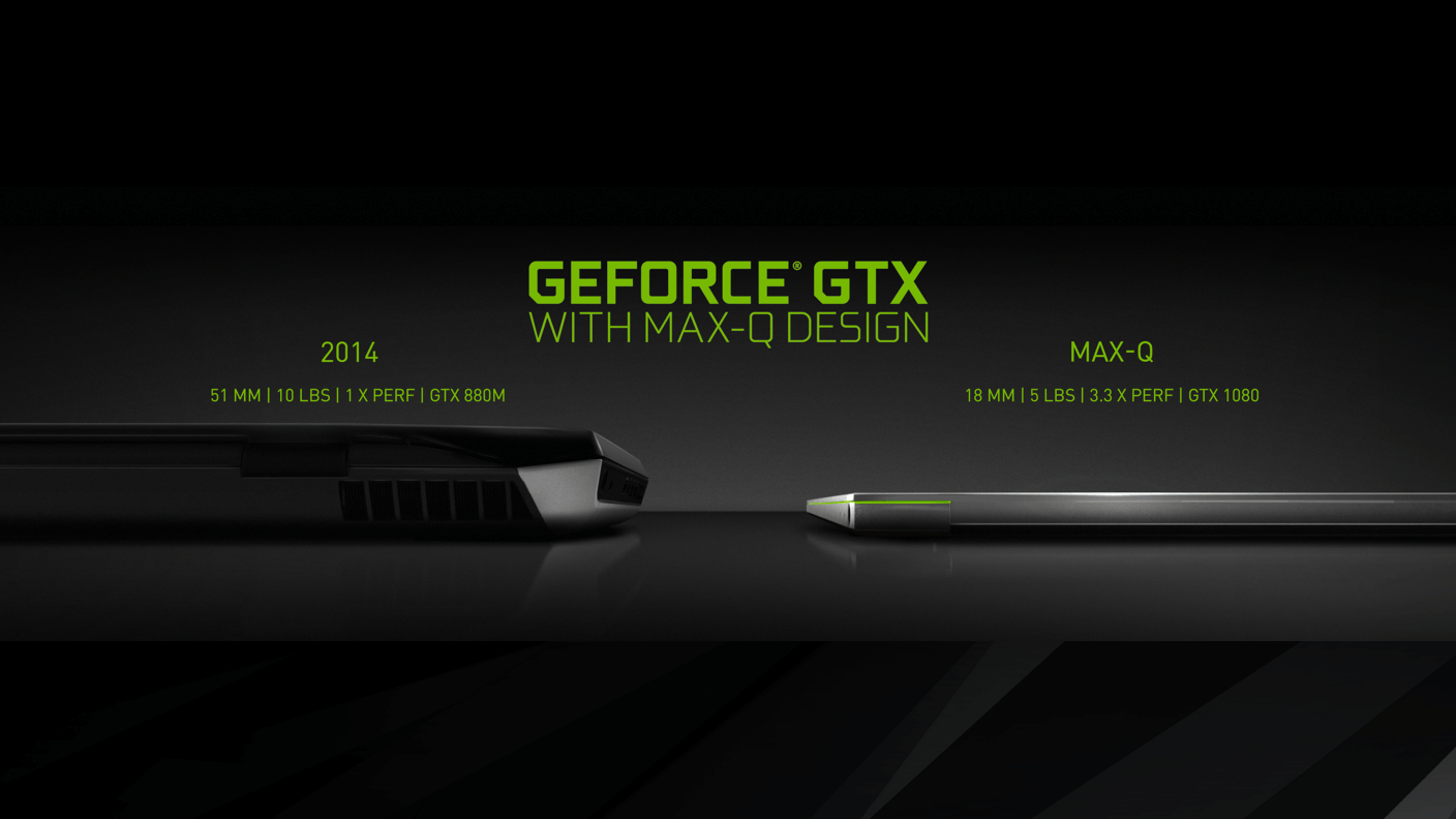 Nvidia's Max-Q design will make gaming laptops super-thin and more powerful