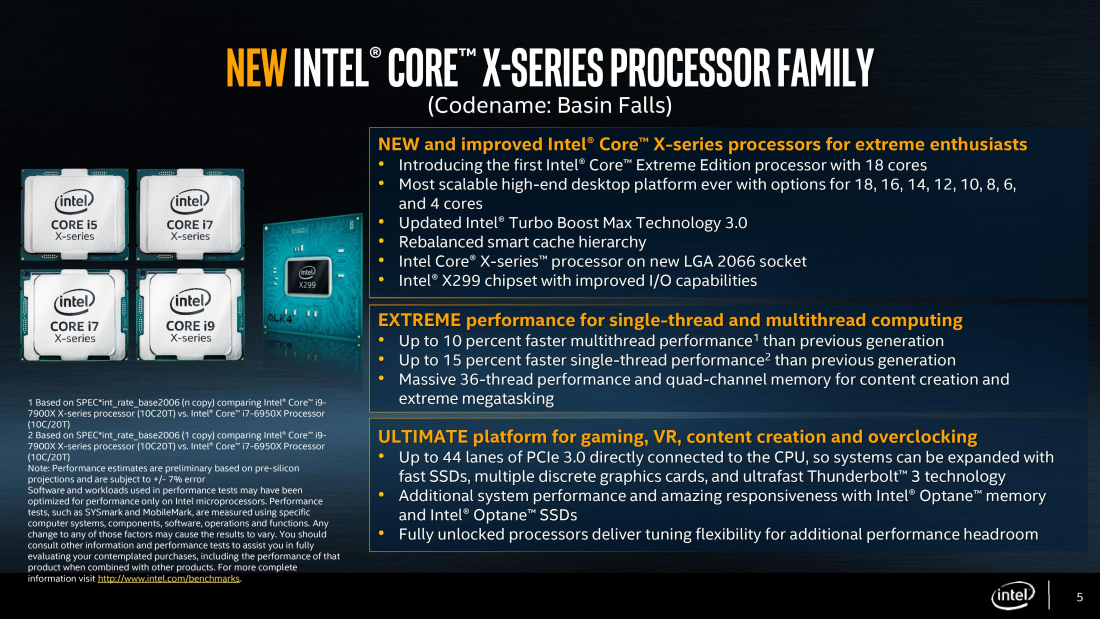 Intel unveils new X-series processors, including the $2,000 18-core 