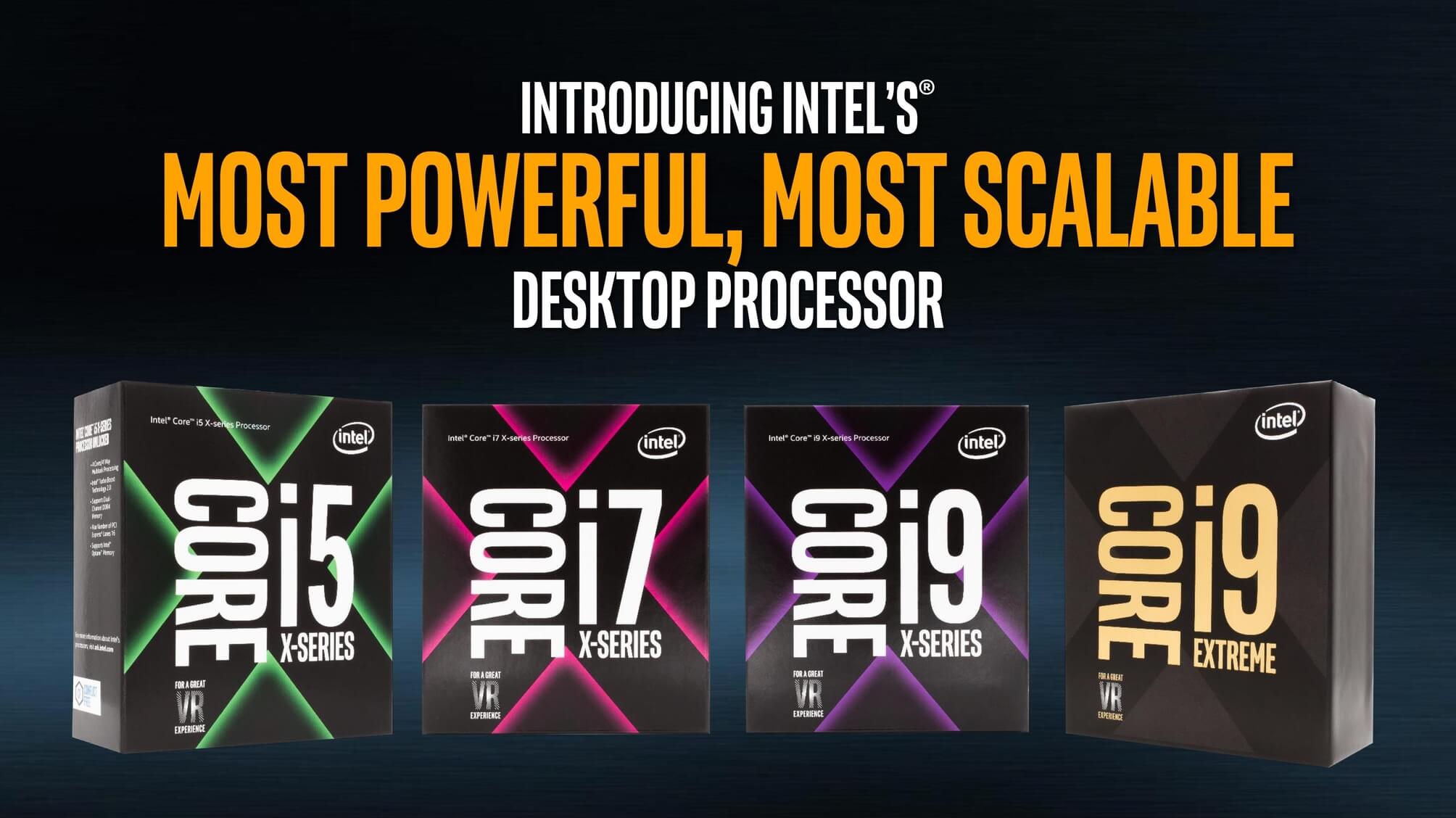 Intel unveils new X-series processors, including the $2,000 18-core/36-thread i9 chip