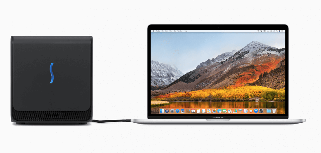 Apple offers external GPU enclosure to developers, consumer version might arrive next year