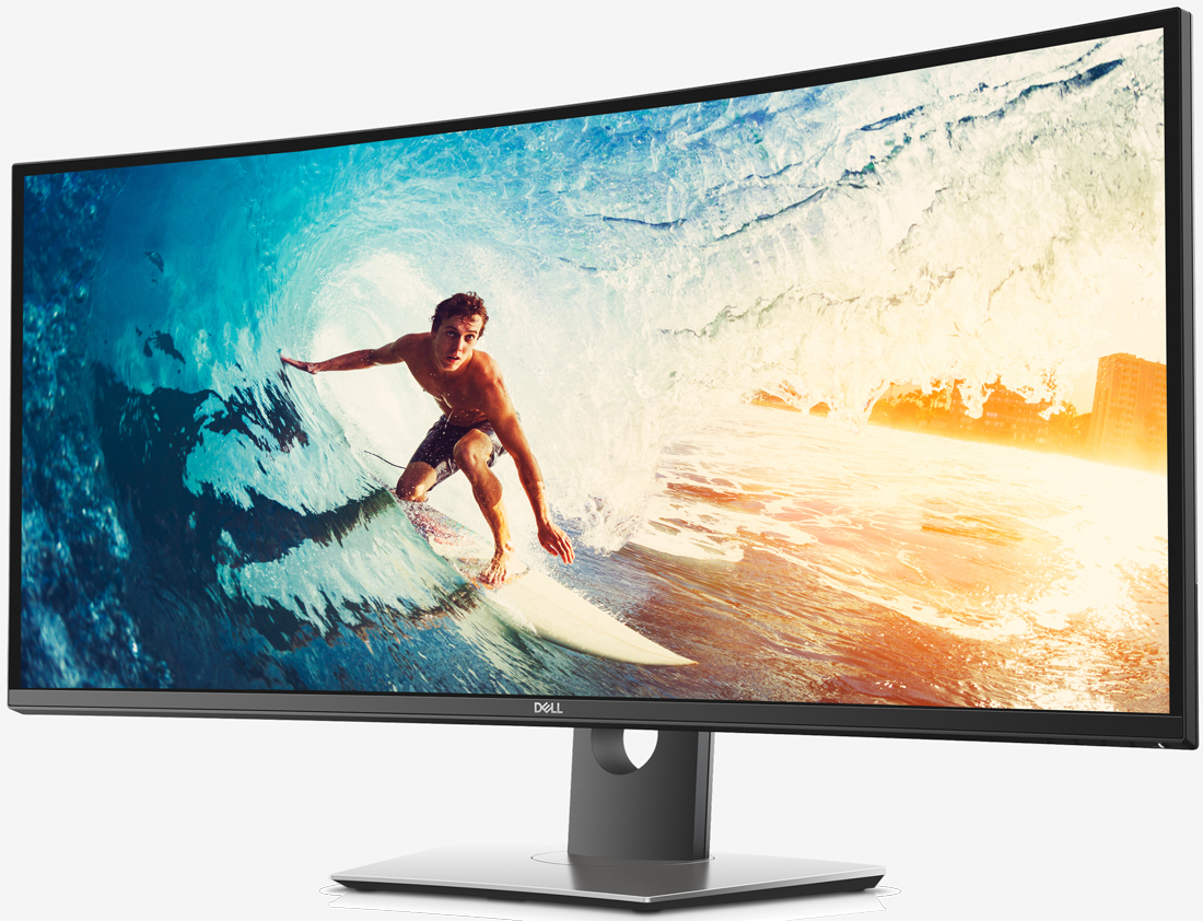 Dell's latest UltraSharp is this 38-inch curved WQHD monitor