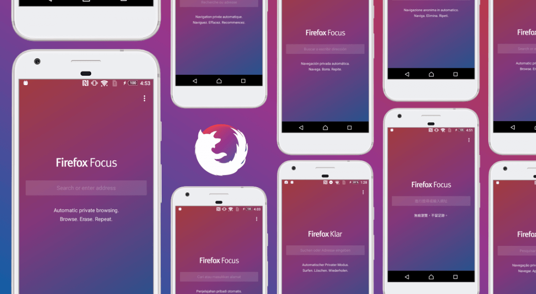 Firefox Focus private browser comes to Android