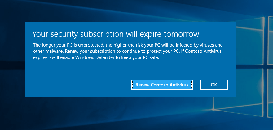 Microsoft admits that Windows 10 does temporarily disable third-party antivirus software