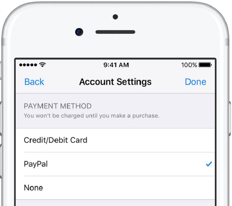 Apple adds PayPal as a payment option for its services