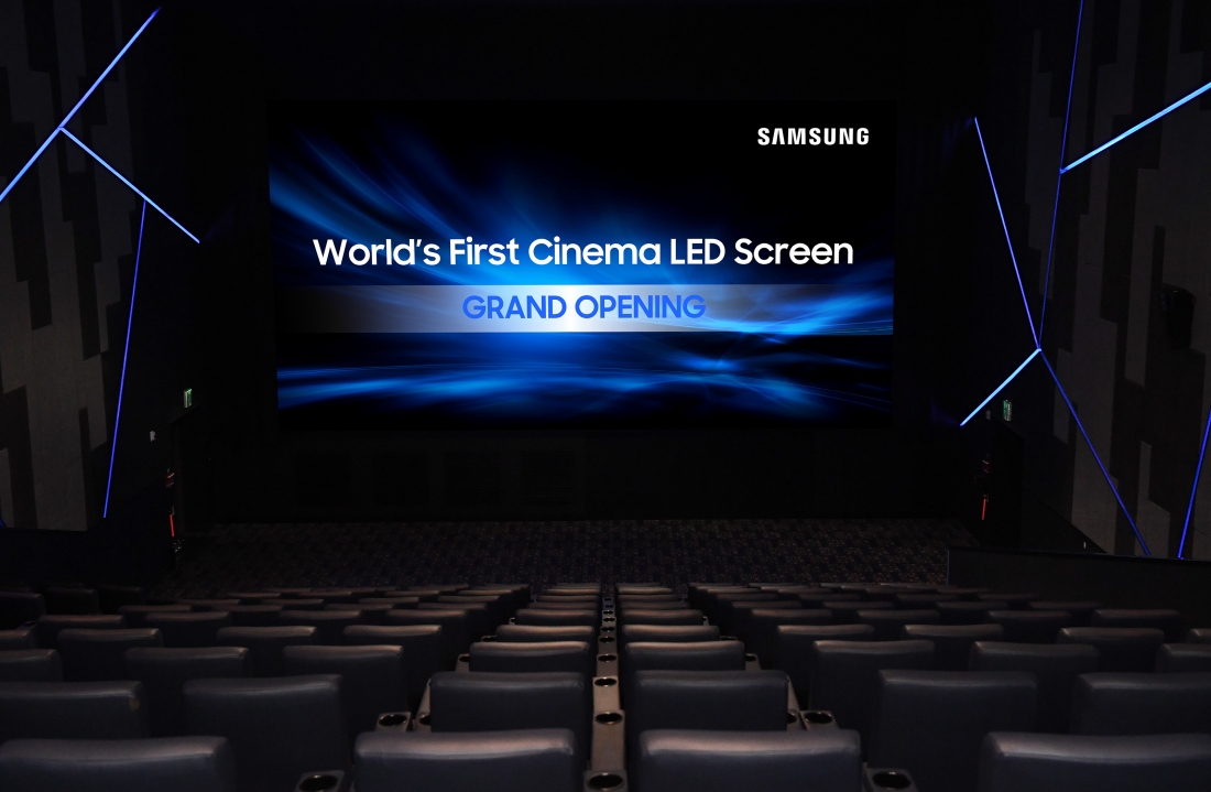 Samsung looks to modernize movie theaters with its Cinema LED Screen