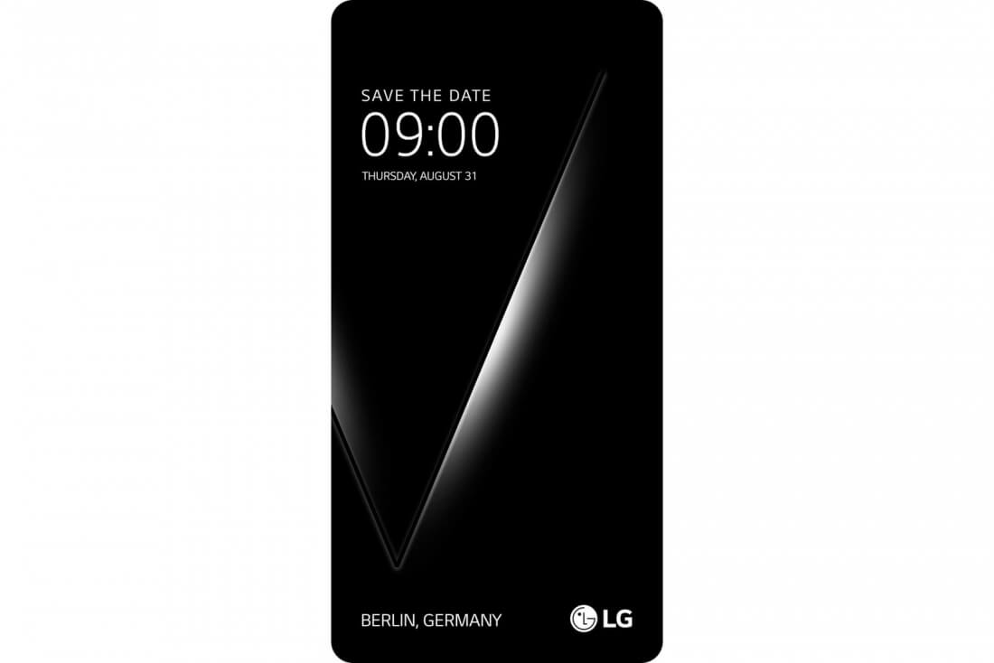 LG confirms V30 will be unveiled on August 31 at IFA