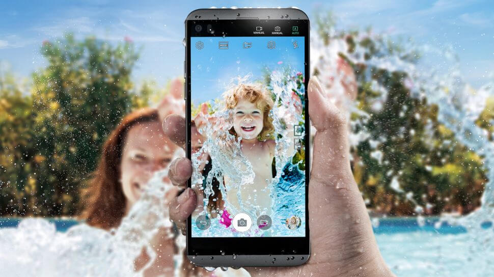 LG Q8 is a compact, water-resistant version of the V20