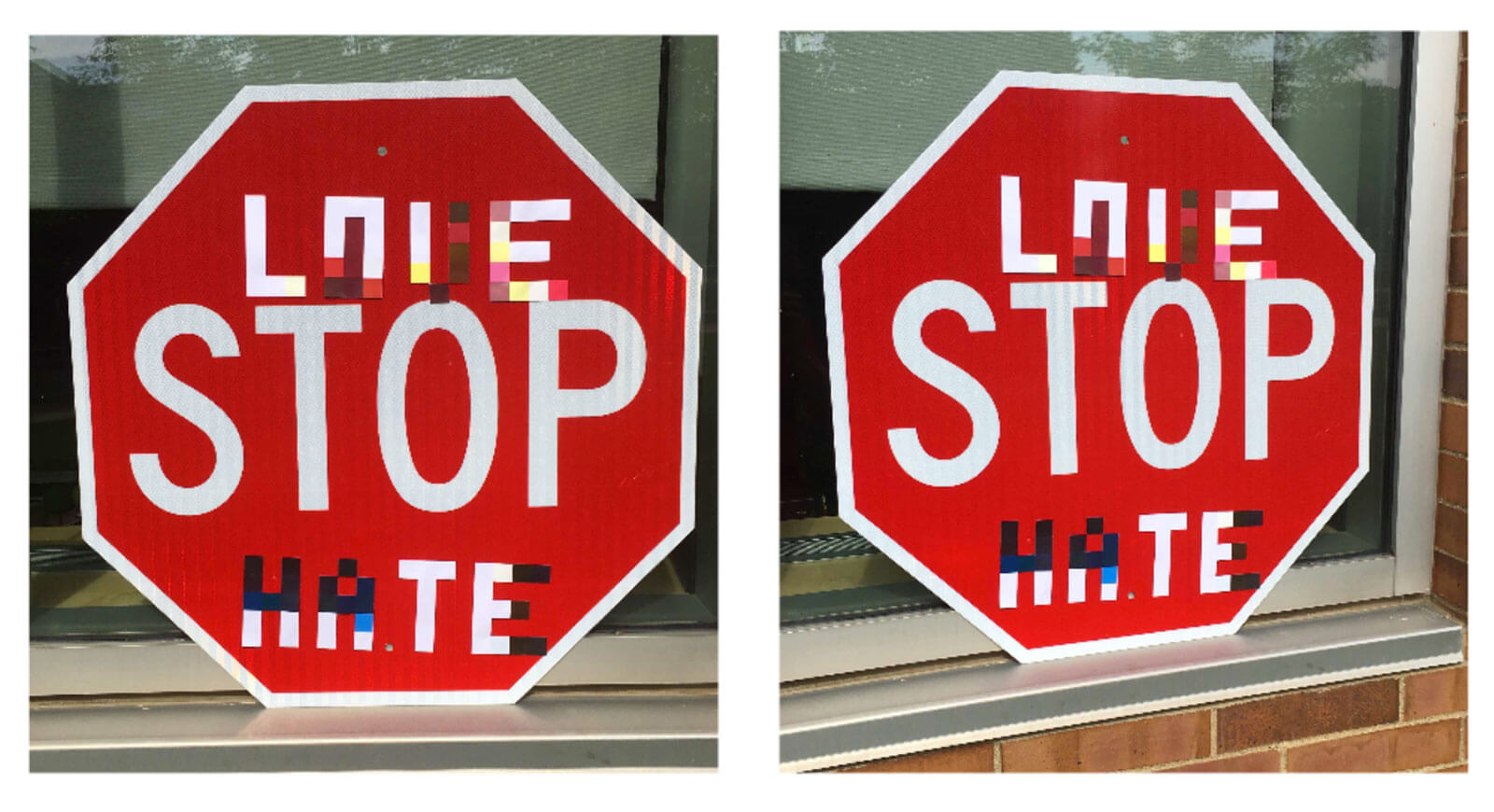 Researchers show how to confuse self-driving cars by adding stickers to street signs