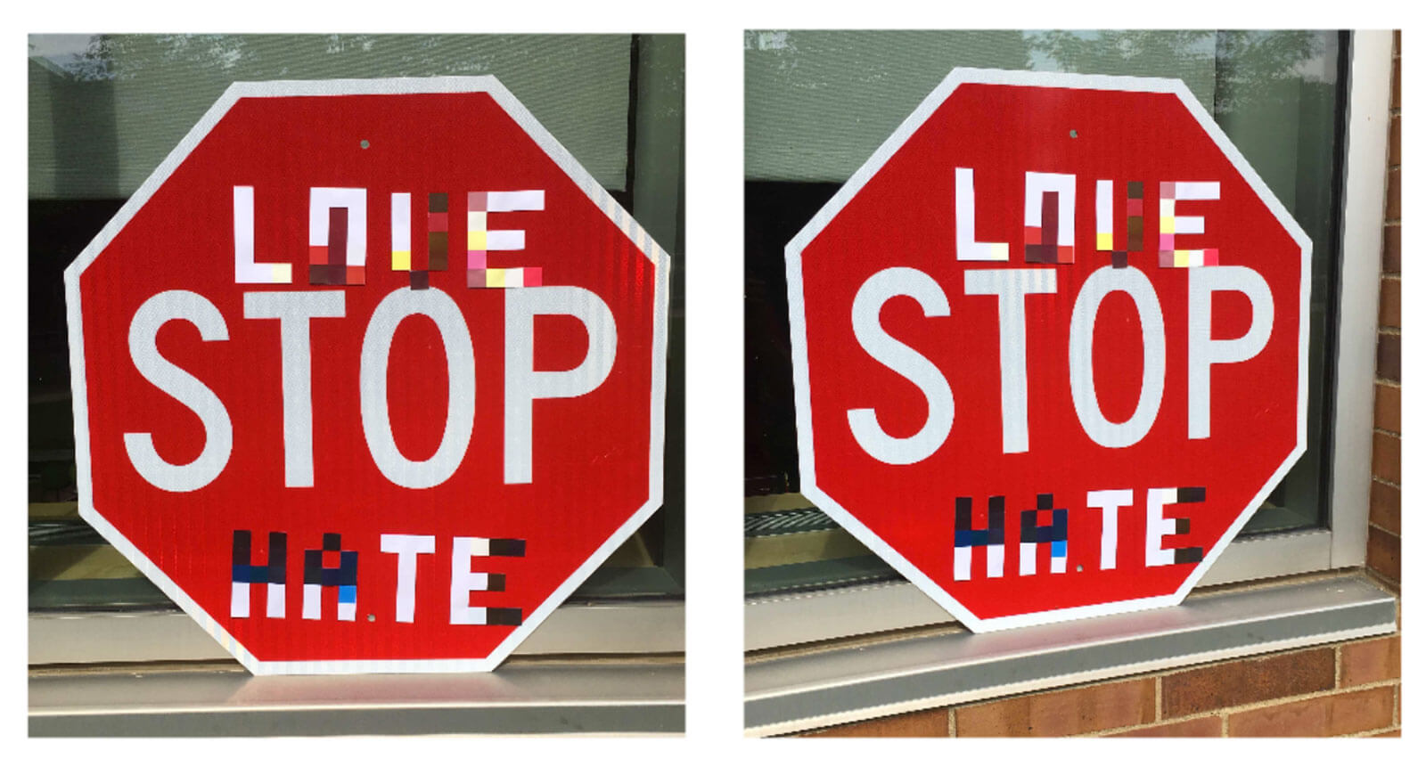 Researchers show how to confuse self-driving cars by adding stickers to street signs
