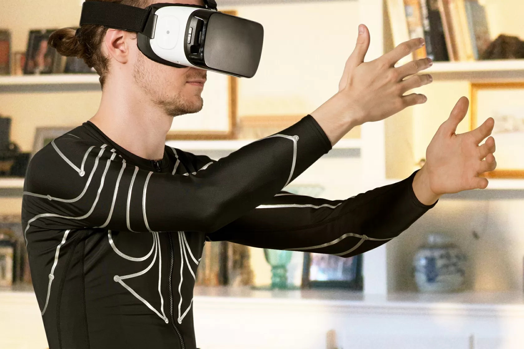 Your body is the controller with this wireless 'e-skin' shirt for HoloLens