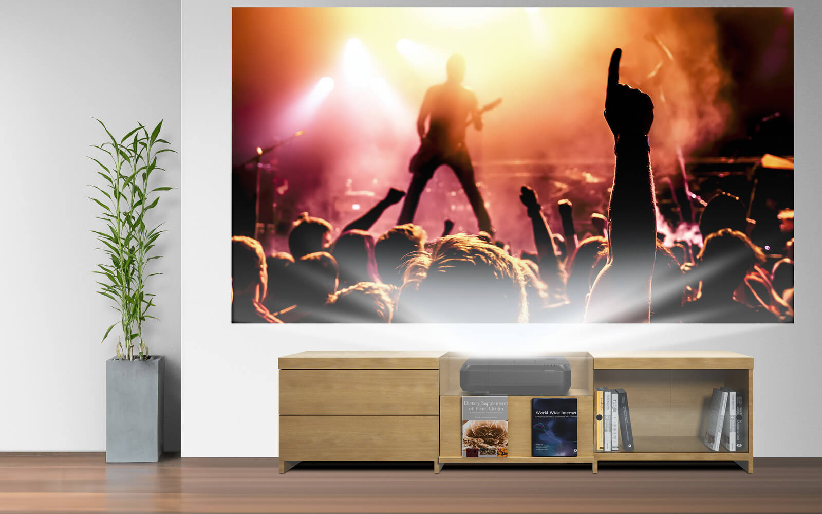 Epson's $3000 ultra short-throw laser projector can produce a 10-foot image