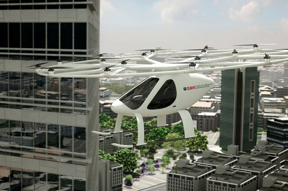 Dubai stages its first unmanned Volocopter passenger flight